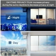 thumbnail image 2 of One Way Mirror Tint Window Film Silver Sun/Glare Reduction for Home/Office/Glass/Door, 2 of 3