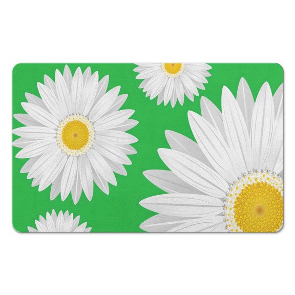 Spa-Like Luxury Medallion Floral Pattern Bathroom Rug, 20x32 inch, Quick Dry & Absorbent