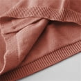 thumbnail image 4 of Coerni Solid Sweaters for Girls Crewneck Button-Up Cardigan Soft Comfy Long Sleeve Knit Tops Kids Back to School Clothes, 4 of 9