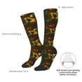 thumbnail image 4 of Susaid Monochrome Excavators Print Thermal Winter Socks for Men and Women, Warm Crew Hiking Socks, for Boots and Outdoor Activities, 4 of 6