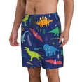 thumbnail image 2 of Balery Dinosaurs Traje de Baño Estilo Hawaiano para Hombre, Shorts de Secado Rápido con Bolsillos-Large, 2 of 6