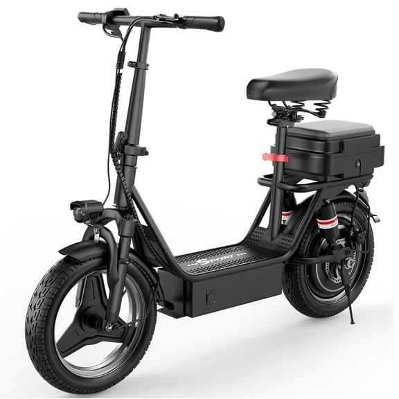 749W Peak Motor Electric Scooter - 48V 18AH Battery, 35 Miles Range, 14 Inch Tires, Urban Commuter E-Bike with 5-6H Charging,Ages 16