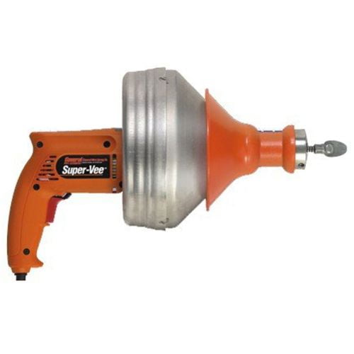 General Wire SV-A-WC Super-Vee Drain Cleaning Machine W/ 25' x 1/4"" & 25' x 3/8