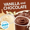 thumbnail image 3 of Snack Pack Zero Sugar Chocolate Pudding and Vanilla Pudding, 3.25 oz Pudding Cups, 12 Count Family Pack, 3 of 8