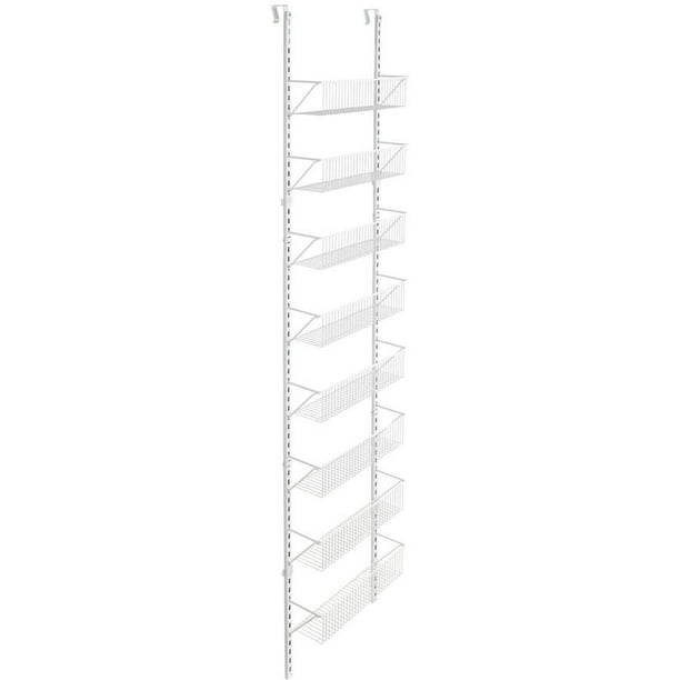 closetmaid over the door basket organizer white