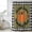 Olive, variant on Fall Pumpkins Shower Curtain, Waterproof Shower Curtains for Bathroom, Thanksgiving Autumn Leaves Rustic Checkered Washable Fabric Bathtub Curtain Set Bath Decor with 12 Hooks 48"x72"