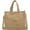 Khaki, variant on CoCopeaunts Crossbody Bag for Women Canvas Tote Bag Casual Shoulder Handbags Square Messenger Bag with Zipper