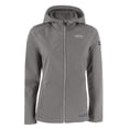 thumbnail image 2 of Women's Cutter & Buck  Gray Montana State Bobcats Evoke Eco Softshell Recycled Full-Zip Hooded Jacket, 2 of 3