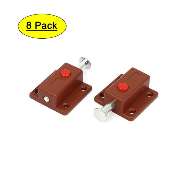 Window Push Button Spring Load Automatic Door Bolt Latches Lock