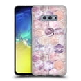 thumbnail image 1 of Head Case Designs Officially Licensed Micklyn Le Feuvre Marble Patterns Rose Quartz And Amethyst Stone And Hexagon Tile Soft Gel Case Compatible with Samsung Galaxy S10e, 1 of 7
