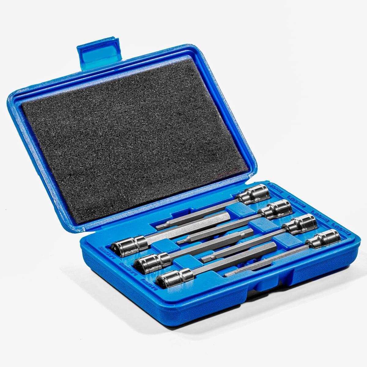 Stark USA 7PC 3/8" Drive Extra Long Allen Hex Bit Socket Set, Metric, Premium S2 Alloy Steel | 3mm - 10mm Set