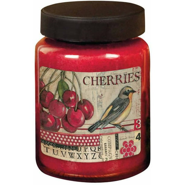 LANG Cherries 26Ounce Jar Candle, Scented with Tangy Wild Cherries