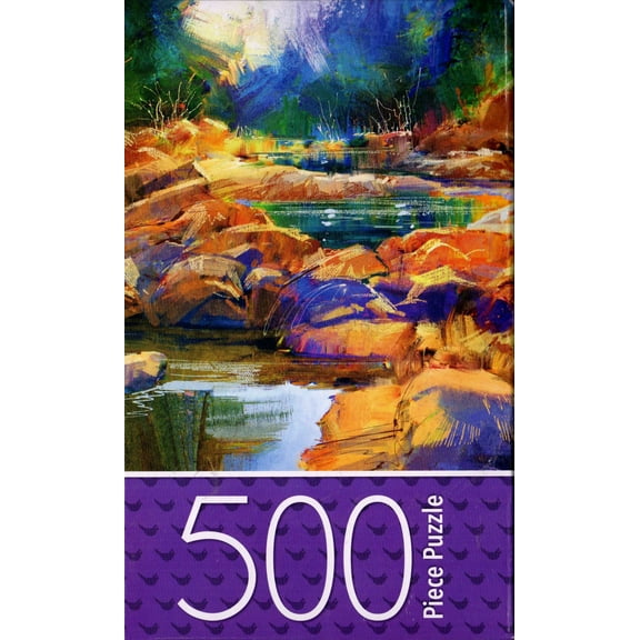 Colorful River Stones 500 Piece Puzzle