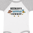 thumbnail image 4 of Inktastic Meemaws Little Cowboy with Cowboy Hat and Boots Boys Baby Bodysuit, 4 of 5