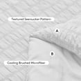 thumbnail image 5 of Vccoem 7 Piece Queen Comforter Set, Bed in a Bag with Sheets, Pillowcases & Shams, All Season Soft Bedding, Cozy and Lightweight, Machine Washable, White, 5 of 9