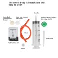 thumbnail image 4 of Jeringa De Gel De Silicona Herramienta De Limpieza Anal De Enema Herramienta De Limpieza De Enema Herramienta De Limpieza Anal Limpieza Anal Unisex Hombres Mujeres Silicone Gel ANGGREK Otros, 4 of 8