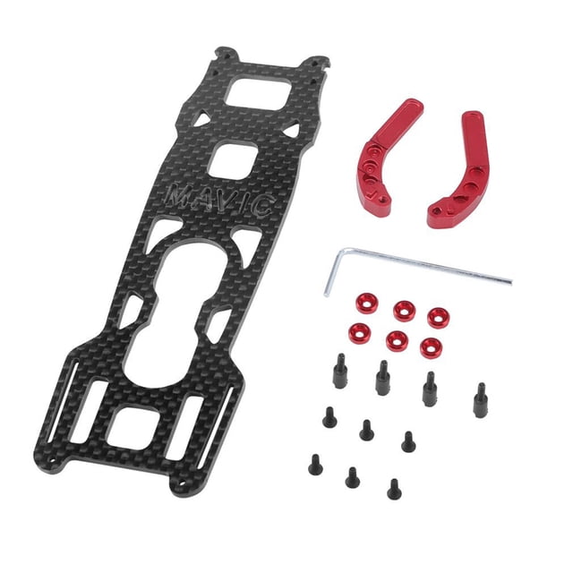 Proteger Gimbal Guard Pad Reemplazo de la placa protectora de fibra de carbono para DJI MAVIC PRO Protector Camera Drone Body Shell Vogacara PJ6861-00