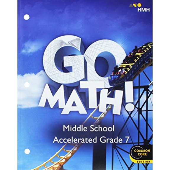 Pre-Owned Student Interactive Worktext Accelerated 7 (Go Math!), 9781328772893, 1328772896, Paperback, Student edition