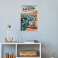 thumbnail image 4 of Vintage Retro Travel Poster Wall Art Marina Cabo San Lucas Los Cabos Mexico Harbor Scenic Birds Coastal Artwork Canvas Poster, 4 of 8