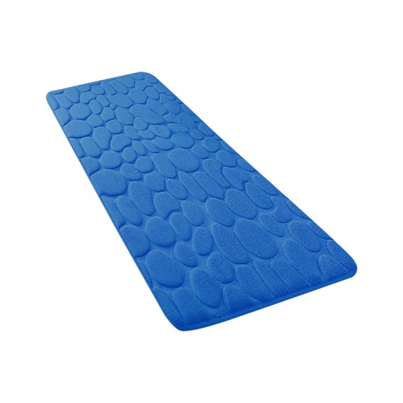 fheaev 1pc Bath Rug Embossed Bathroom Mat Water Absorbent And Washable Bath Rugs-Non-Slip-Thick-Soft And Comfortable Carpet for Show