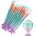 thumbnail image 1 of Juego de 11 pinceles - Sirena multicolor, 1 of 2