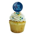 thumbnail image 5 of Farscape Zotoh Zhaan Bald Blue Beautiful Cupcake Picks Toppers Decoration Set of 6, 5 of 7