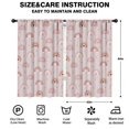 thumbnail image 2 of Blackout Kids Curtains,Pink Boho Bohemia Rainbow Hearts Pattern Childrens Insulated Curtains Set Of 2,Bedroom Essentials,Toddler Room Decor 52x84in(132x213cm), 2 of 5