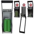 thumbnail image 2 of Heavy Duty Aluminum Can Crusher Wall Mount with Bottle Opener for Recycling Beer Soda Cans, 2 of 5