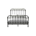 thumbnail image 3 of Bowery Hill Metal Black Spindle Bed Rectangular 85.63"x80.5"x54.75" Unassembled, 3 of 7