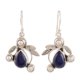 thumbnail image 2 of Fiudx Ofertas Flash Del Día Solo En Línea Joyería Moda Personalidad Aleación forma Incrustaciones Pendientes De Circón Azul, 2 of 6
