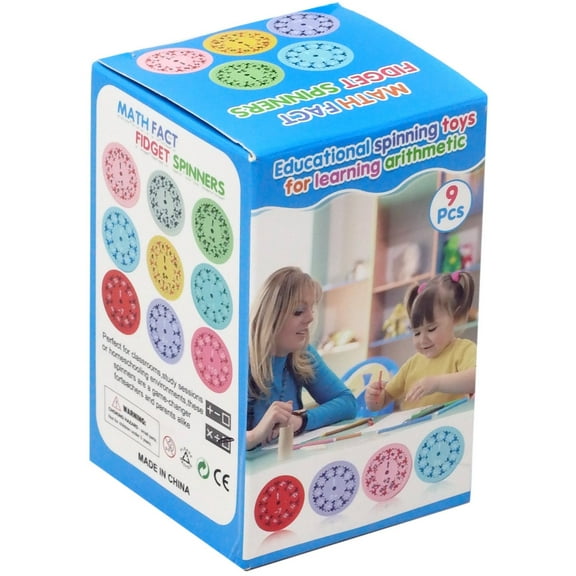 Math Fact Fidget Spinners Multiplication & Division Set