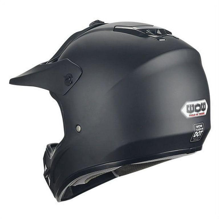 WOW Youth Motocross Helmet BMX MX ATV Dirt Bike Kids Storm Matt