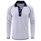 thumbnail image 5 of Blusa y camisa de manga larga con cuello vuelto para hombre, blusa informal de moda con cuello vuelto y manga larga, blusa transpirable, blusa para hombre, 5 of 6