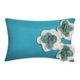 thumbnail image 4 of Lanco Charlotte Floral 6-Piece Comforter Set, Blue, Queen, 100% Polyester Fill, 4 of 5