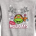thumbnail image 3 of Teenage Muntant Ninja Turtles - Happy Holidays - Toddler And Youth Crewneck Fleece Sweatshirt, 3 of 5
