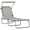 Light Grey, variant on Outsunny Outdoor Reclining Lounger w/ Sun Shade