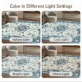thumbnail image 7 of ODIKA 8'x10' Washable Area Rug Durable, Non-Slip Entryway Vintage Scrolling Botanical Border Decorative Door Orientalisch for Living Room, Under Sectional, Family, 7 of 7