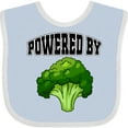 thumbnail image 3 of Inktastic Powered by Broccoli Boys or Girls Baby Bib, 3 of 4