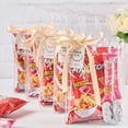 thumbnail image 4 of 20 Pack Clear Plastic Gift Bags with Handles, Party Favor Bags with Ribbons and Tags, Reusable Goodie Tote Bags for Mother’s Day, Weddings, Bridal Showers and Celebrations, 4 of 7