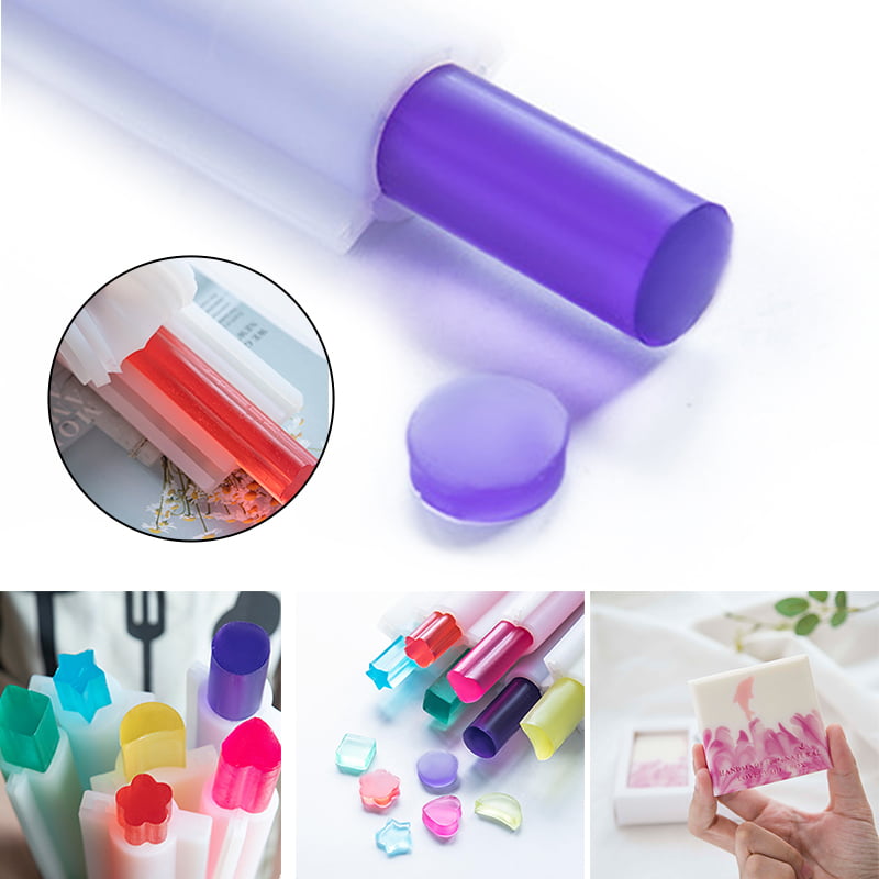ZS ZHISHANG Silicone Pipe Tube Column Mold Embed Cute Soap Making Supplies Candle Making Supplies Tools for DIY 