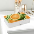 thumbnail image 6 of Cantaloupe PU Leather Jewelry Box with Removable Compartment - Portable Earring Organizer and Storage Box, 6 of 6