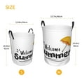 thumbnail image 5 of Kll Welcom Summer Waterproof Foldable Laundry Hamper Bucket With Handles For Storage Bin,Kids Room,Home Organizer (Medium), 5 of 8