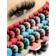 thumbnail image 1 of GROINNEYA Lashes 3D Mink Lashes Fluffy Reusable Lashes Mink False Eyelashes Soft Wispy Natural Cross Eyelash Extension Makeup, 1 of 1