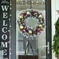 thumbnail image 5 of Deeceymbur Large Christmas Wreath Artificial Garland Decoration for Door Window Hanging Holiday Indoor Outdoor Decor, 5 of 6