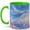 Green, variant on Sky Whale Blossom 11oz Ceramic Mug, Dream Ocean Coffee Cup