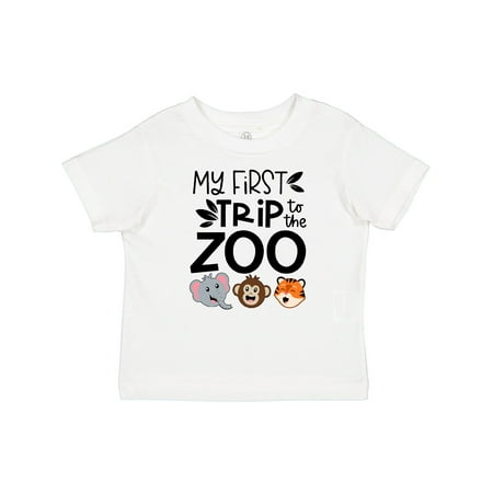 

Inktastic My First Trip to the Zoo Cute Animals Gift Baby Boy or Baby Girl T-Shirt