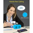 thumbnail image 7 of Alarm Clock with Bluetooth Speaker for Heavy Sleepers Adults,Digital Clock for Bedroom,Dual Alarms with Mirror LED Display,USB Charger,Ok to Wake Up for Kids,Teens (Blue), 7 of 7