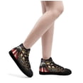 thumbnail image 6 of Jesus Cross Way Maker Miracle Worker High Top Canvas Shoes Sneakers Black Size 6, 6 of 7