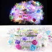20 PACK Glow in the Dark Party Supplies,10 Glow Bracelet & 10 LED Headbands