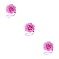 thumbnail image 4 of QualitChoice Curtain Tieback Punch-free Stylish Flower Shape Decorative Replacement Home Buckle Fastener Ornament Accessories Purple 3PCS, 4 of 6